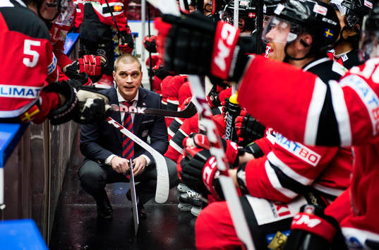 Malmö Redhawks assisterande tränare Björn Hellqvistunder