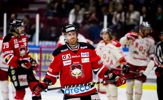 Malmö Redhawks Jens Olsson deppar