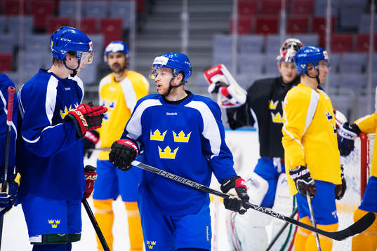 John Klingberg och Linus Klasen i samtal