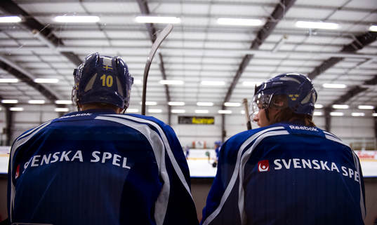 Bläddra bland fler bilder av Ishockey, JVM, Träning Sverige