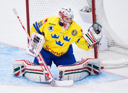 Sveriges målvakt Linus Ullmark