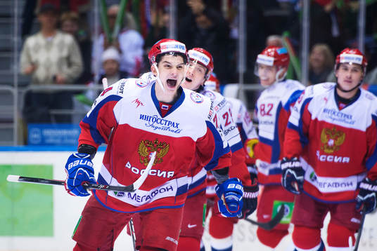 Rysslands Nikolai Prokhorkin jublar