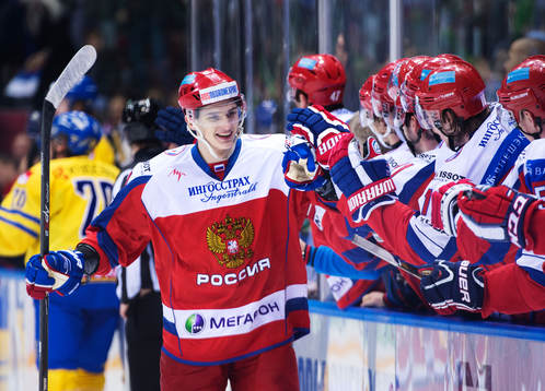 Rysslands Nikolai Prokhorkin jublar