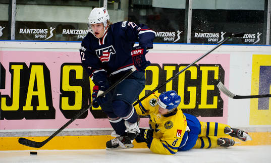 USAs Hudson Fasching och Sveriges Linus Arnesson