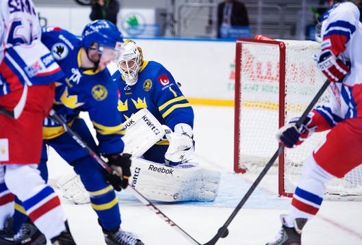 Sveriges målvakt Henrik Karlsson