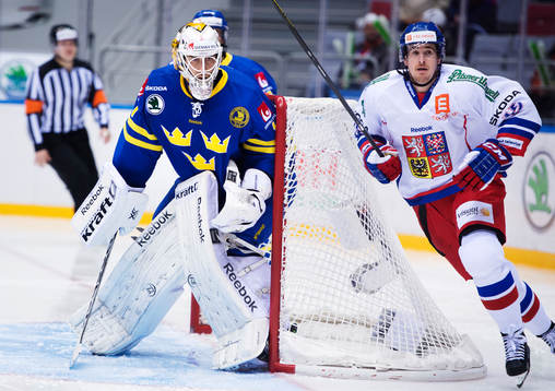 Sveriges målvakt Henrik Karlsson