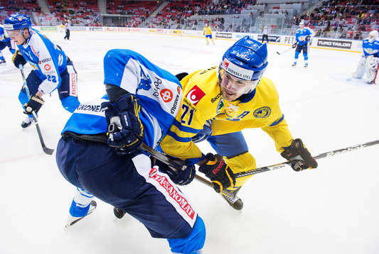 Finlands Anssi Salmela och Sveriges Jimmie Ericsson