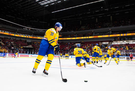 Sveriges lag värmer upp