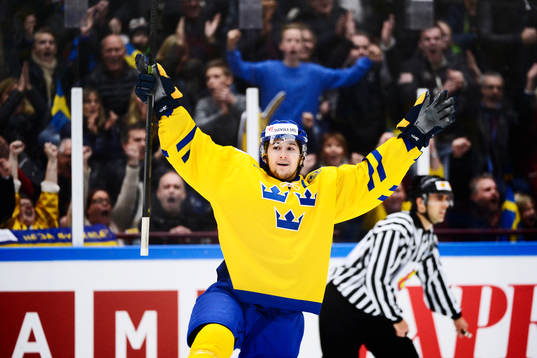 Sveriges Filip Forsberg jublar