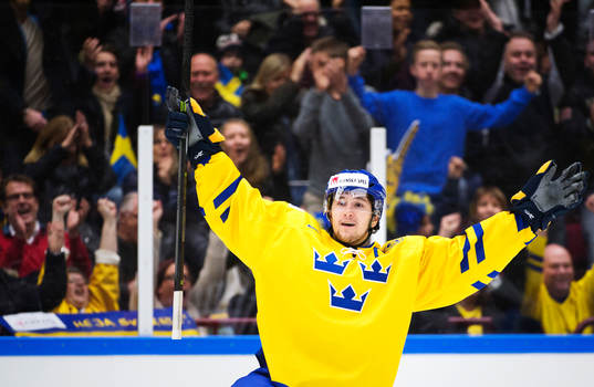 Sveriges Filip Forsberg jublar