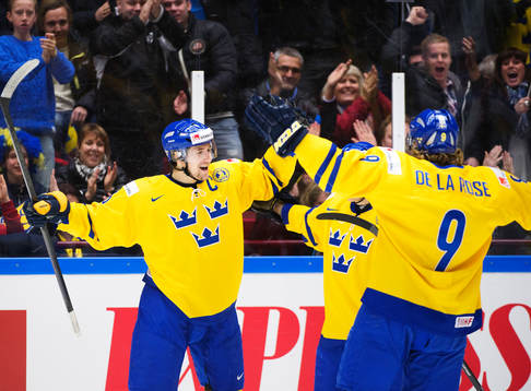 Sveriges Filip Forsberg jublar