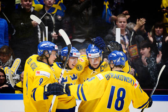 Sveriges Jacob de la Rose, Christian Djoos, Filip Forsberg