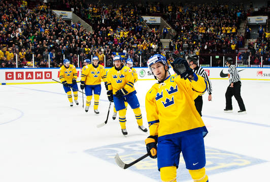 Sveriges Filip Forsberg jublar