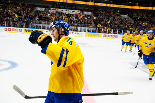 Sveriges Filip Forsberg jublar