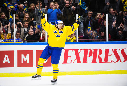 Sveriges Filip Forsberg jublar