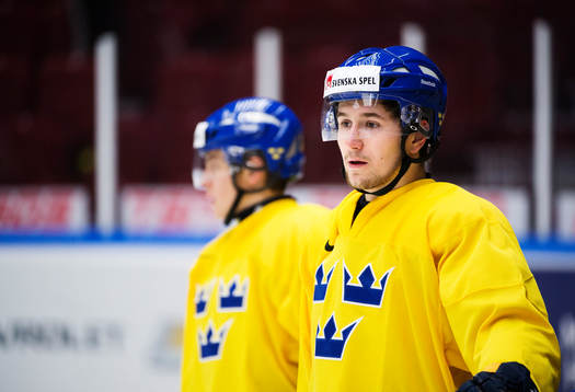 Filip Forsberg på Sveriges träning
