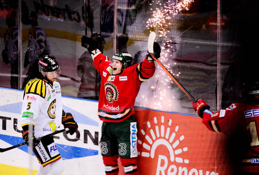 Frölundas Mathis Olimb gör 1 - 0