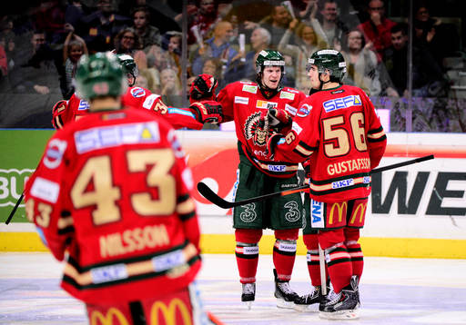 Frölundas Anton Axelsson gör 2 - 1