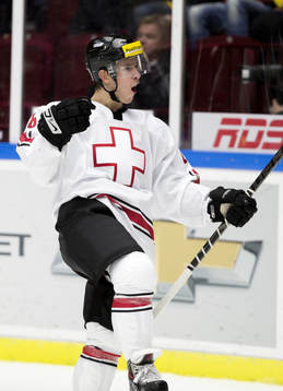 Schweiz Jason Fuchs har gjort mål