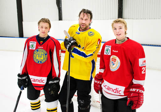 Jesper Bratt (Stockholm), Peter Forsberg och Oliver
