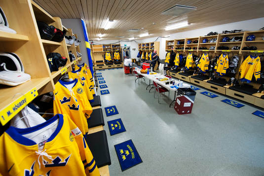 Sveriges omklädningsrum som används