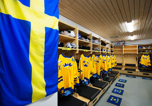 Sveriges omklädningsrum som används