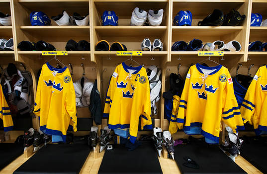 Sveriges omklädningsrum som används