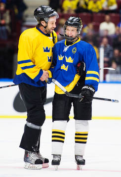 Peter Forsberg och Jesper Bratt (Stockholm)