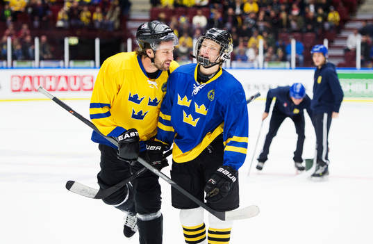 Peter Forsberg och Jesper Bratt (Stockholm)