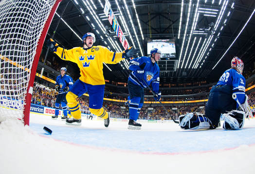 Sveriges Filip Forsberg jublar