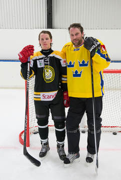 Filip Forsmark, Västergötland, och Peter Forsberg