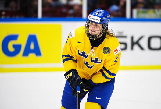 Sveriges Anton Karlsson utgår med en skada
