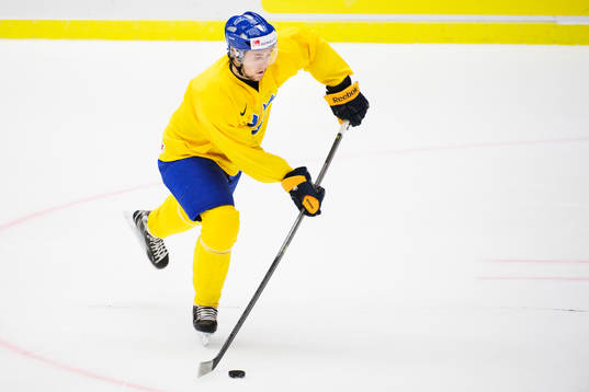 Filip Forsberg på Sveriges träning