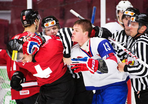 Schweiz Phil Baltisberger i bråk med Norges Christoffer