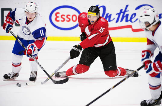 Norges Magnus Fischer och Schweiz Fabrice Herzog