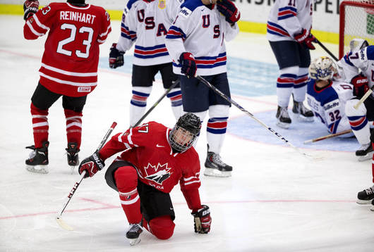 Kanadas Connor McDavid har gjort mål