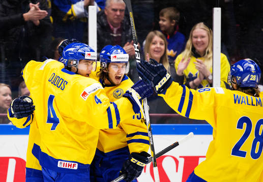 Sveriges Christian Djoos, Sebastian Collberg och Lucas