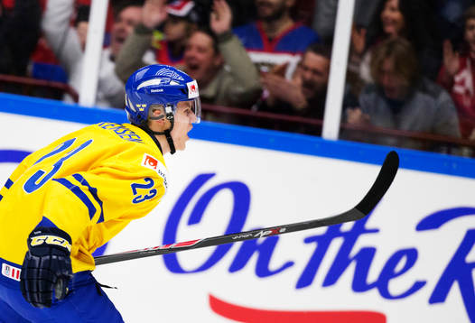 Sveriges Nick Sörensen jublar