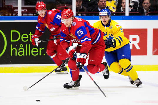 Rysslands Mikhail Grigorenko och Sveriges Andreas Johnson