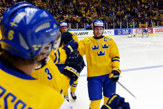 Sveriges Filip Forsberg jublar