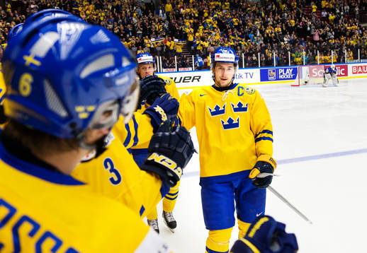Sveriges Filip Forsberg jublar
