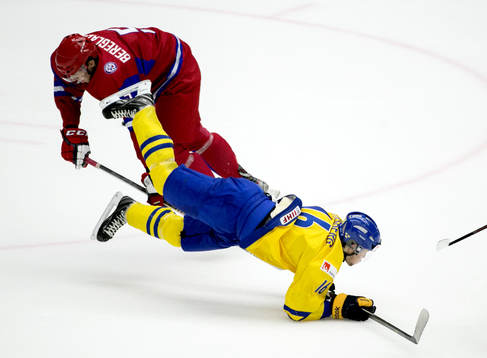 Sveriges Filip Forsberg och Rysslands Alexei Bereglazov