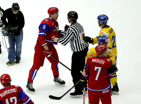 Rysslands Nikita Tryamkin bråkade med Sveriges Nick