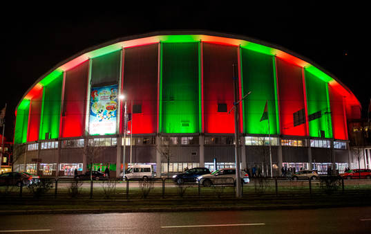under ishockeymatchen i SHL mellan Frölunda och Färjestad