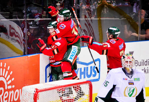 Jubel hos Frölunda och hos Anton Axelsson