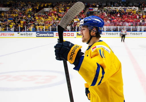 Sveriges Filip Forsberg jublar