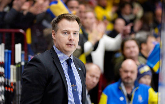 Sveriges förbundskapten Rikard Grönborg