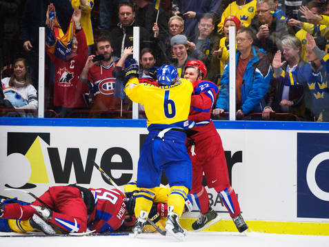 Sveriges Jesper Pettersson och Rysslands Andrei Mironov