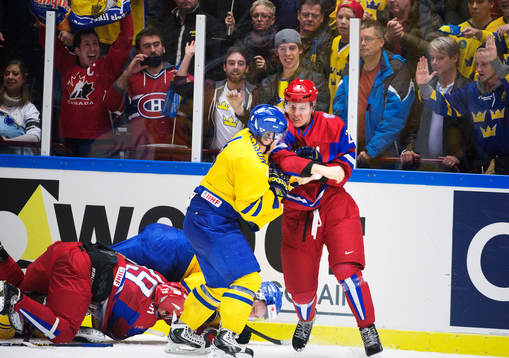Sveriges Jesper Pettersson och Rysslands Andrei Mironov