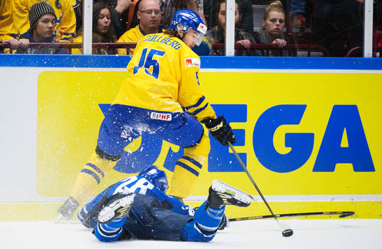 Sveriges Sebastian Collberg och Finlands Artturi Lehkonen